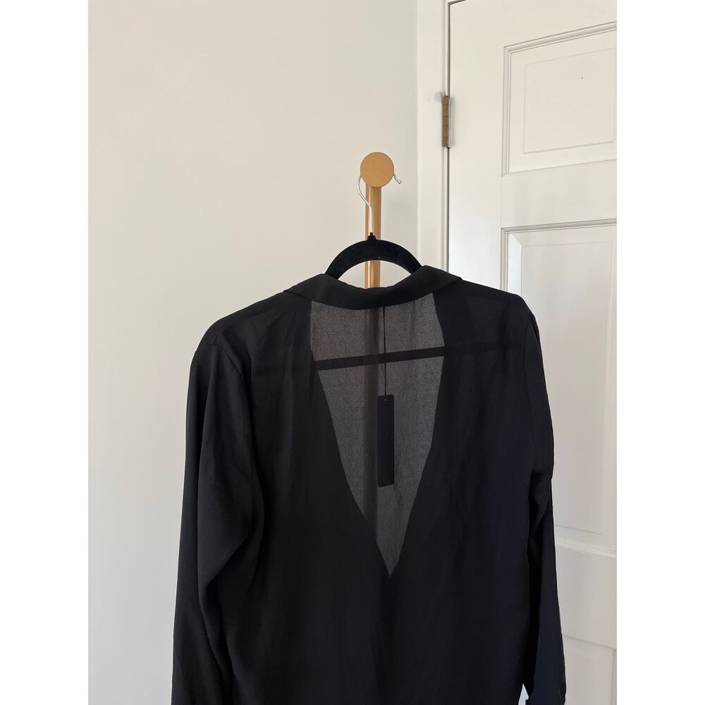 krisa Drape Button Front Mini - Picture 7 of 8